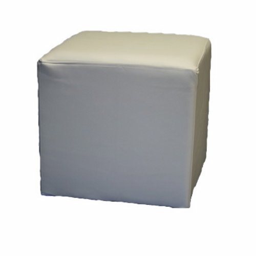 Ottoman Cube – White